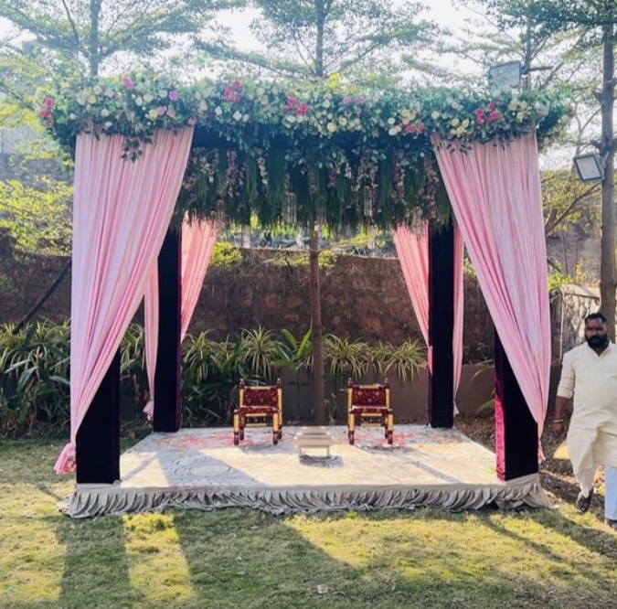 Destination wedding celebration at Hills