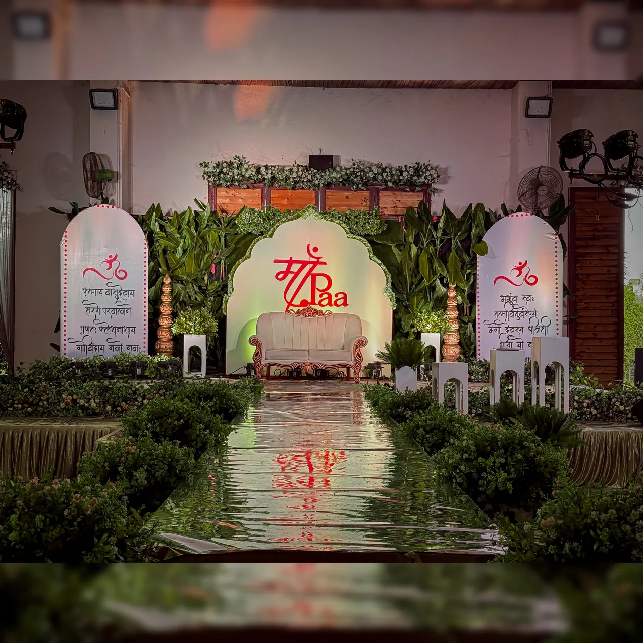 Premium Lawns reception setup